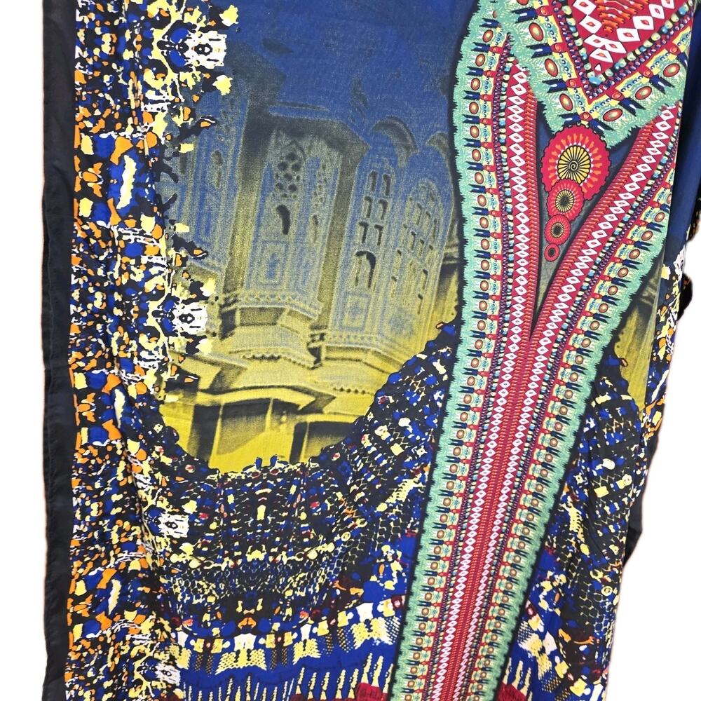 Nwt Goddess By Winlar Cityscape Kaftan One‎ Size - Picture 2 of 5